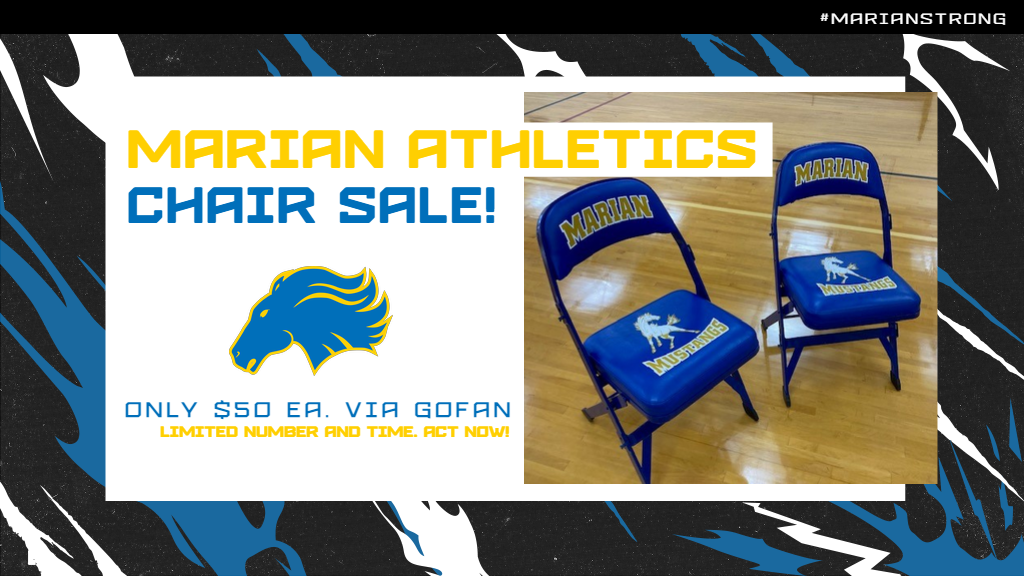 Marian Athletics Announces Chair Sale to Public